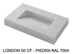 Plan vasque lavabo sur mesure : L 60 à 201 x P 40 à 51 cm, finition lisse mate, 10 couleurs au choix, Anti bactérien, résine Akrytan® teinté dans la masse, Livraison Offerte.
